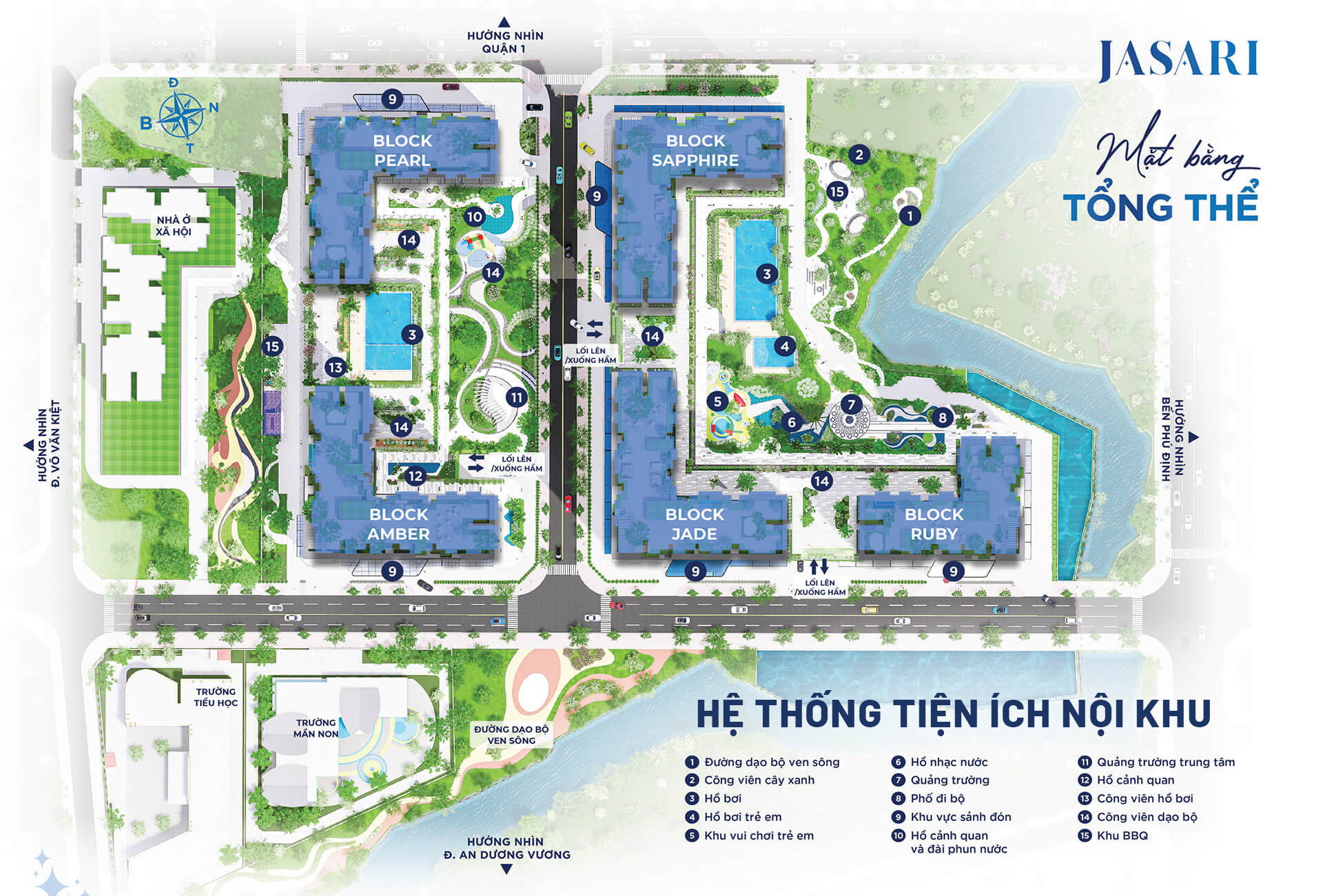 tiện ích căn hộ jasari	